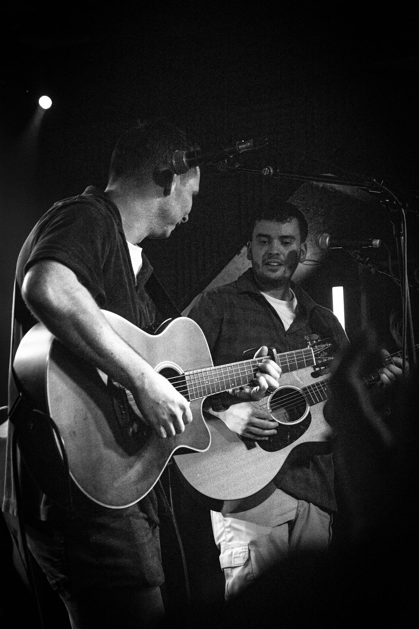 Jamie and Eddie performing live acoustic